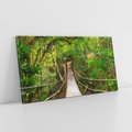 Obraz na płótnie 140x70 - Tajemniczy most w tajskim lesie - Tajlandia, most