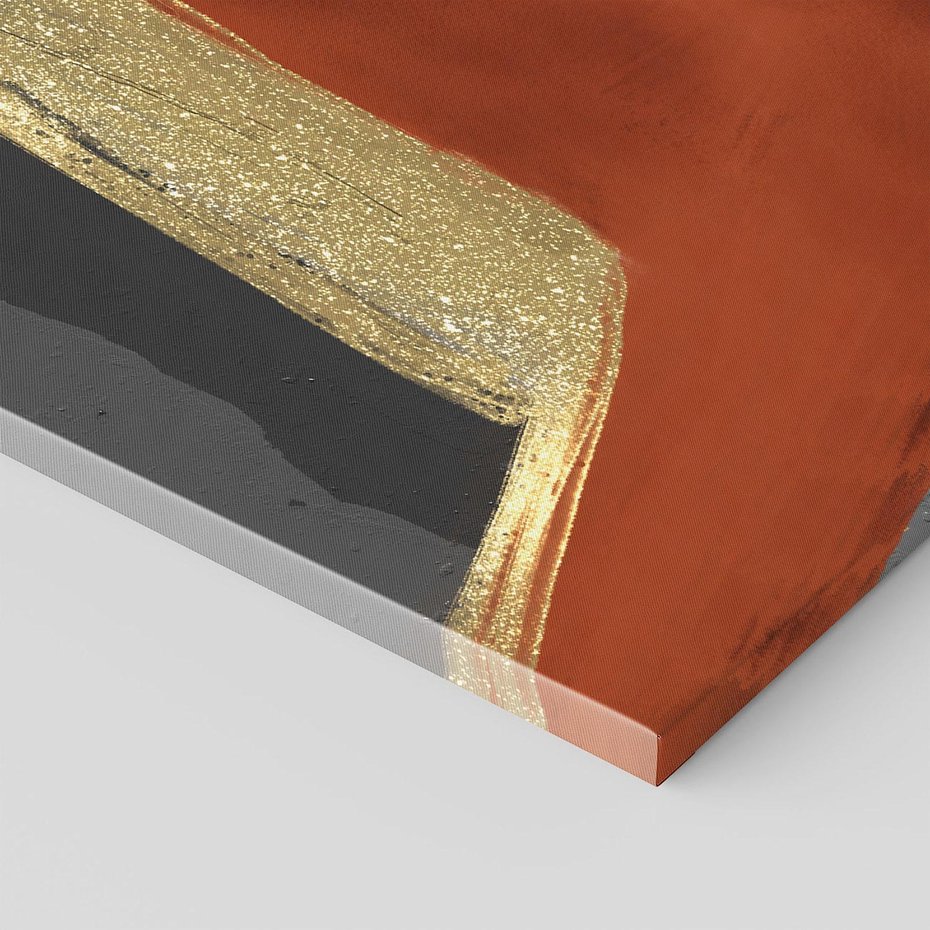 Obraz na płótnie 70x50 - Abstrakcyjna impresja - abstrakcja, nowoczesny