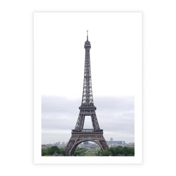 Plakat bez ramy 30x40 - Eiffla w mglistym świetle - Eiffla, Paryż