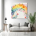 Obraz na płótnie 70x70 - Świat Kolorów - obraz pokój dziecka, dziewczynki