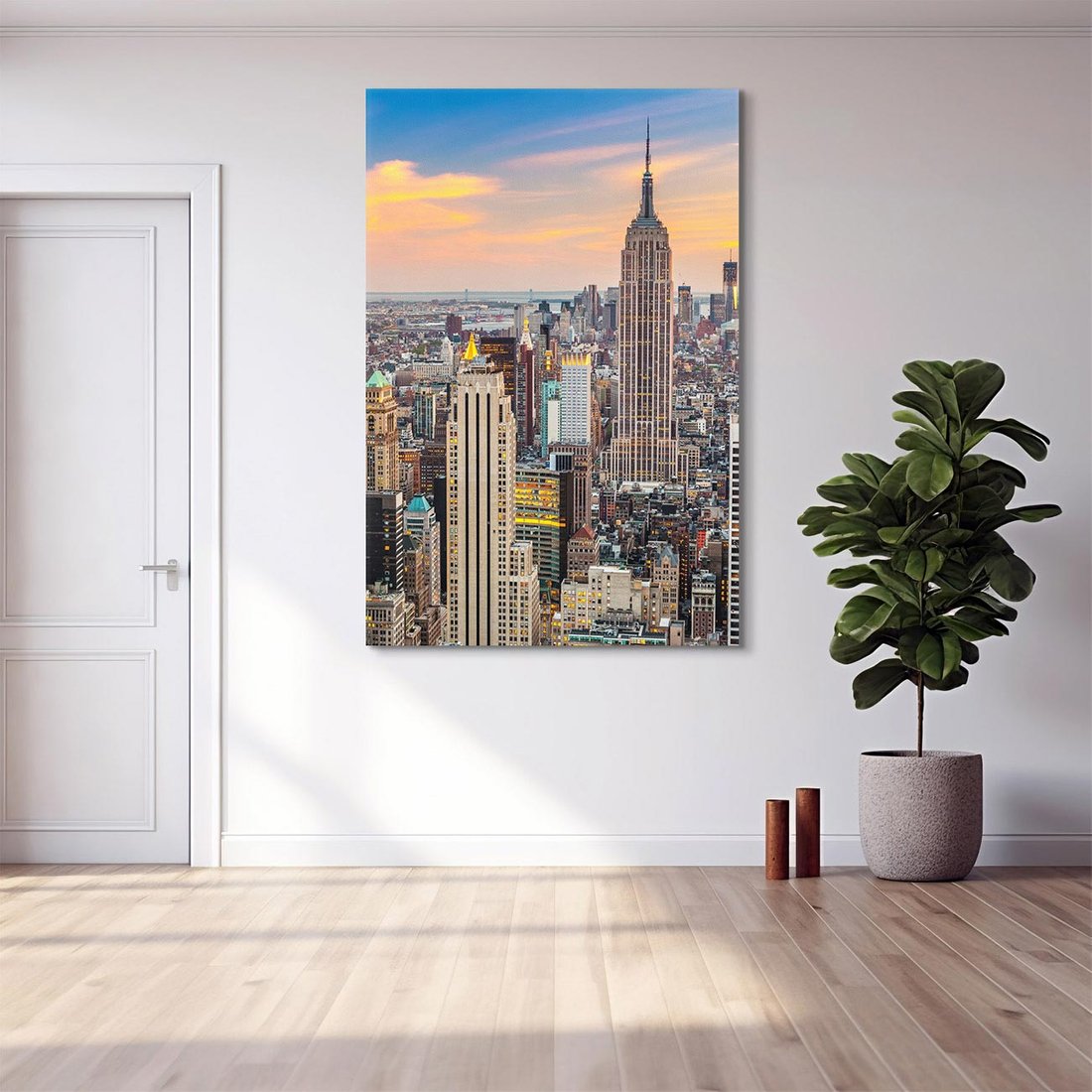 Obraz na płótnie 50x70 - Lawenda: Pachnące pole kwiatów - kwiaty, lawenda