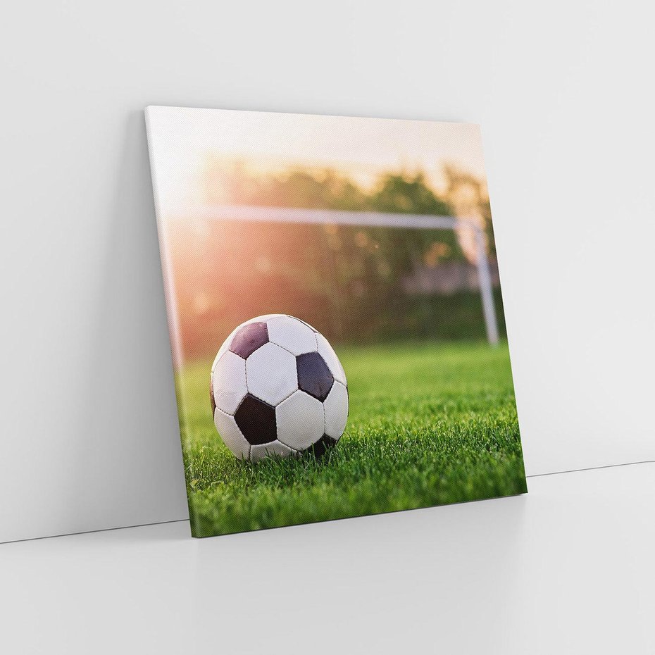 Obraz na płótnie 40x40 - Emocje na stadionie - piłka nożna, stadion