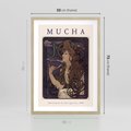 Plakat w ramie 50x70 - Reprodukcja A.Mucha - Mucha, plakat z reprodukcją - rama drewno