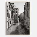 Obraz w ramie 80x120 - Zabłądzić w Wenecji - wenecja, kanały - rama drewno