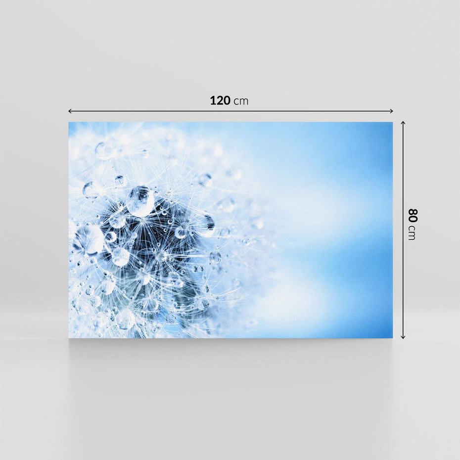 Obraz na płótnie 120x80 - Kwiatowa abstrakcja - abstrakcja, kwiat