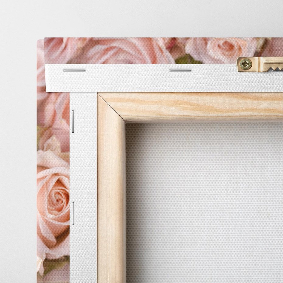 Obraz na płótnie 80x120 - Delikatność róż - piękno natury - róże, kwiaty