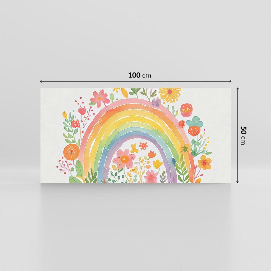 Obraz na płótnie 100x50 - Kwiatowe Marzenia - obraz do pokoju dziecka, dziewczynki