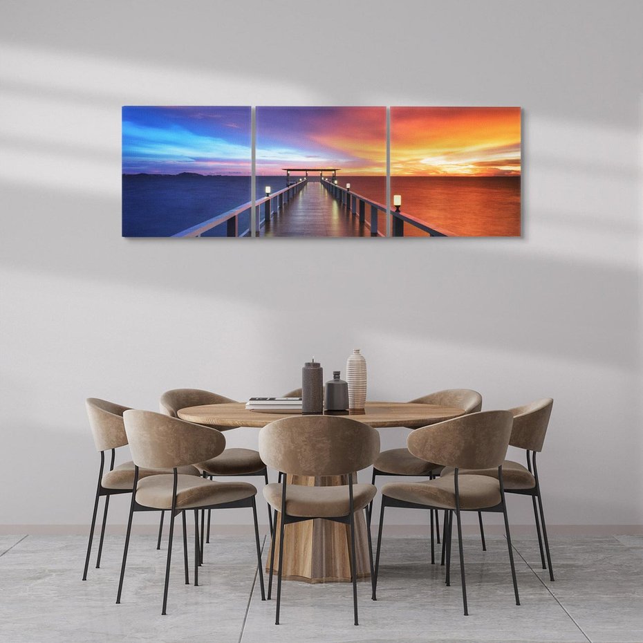 Obraz na płótnie 120x40 - Bangkok nad Wodą: Urok Tajlandii - Bangkok, morze