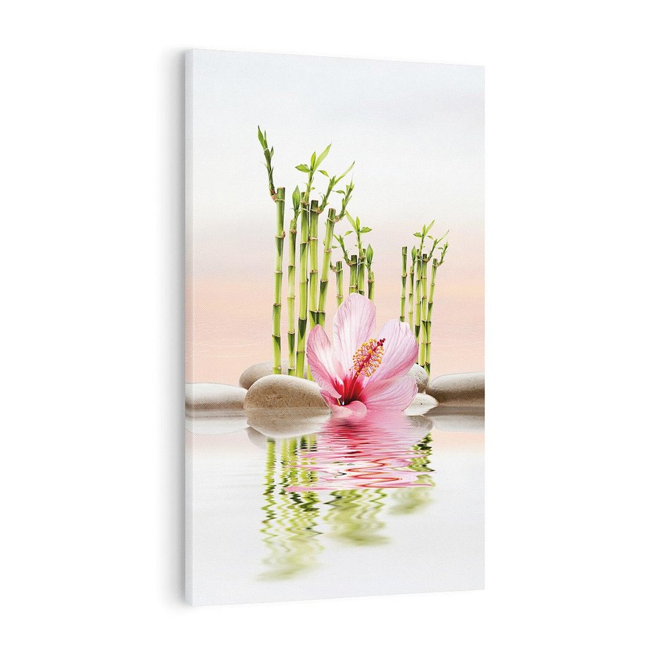 Obraz na płótnie 50x70 - Harmonia i relaks - spa, bambus