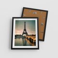 Plakat w ramie 40x50 - Paryski Szczyt - Paryż, wieża - rama czarna