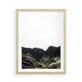 Plakat w ramie 50x70 - Górska Potęga - górski krajobraz, góry - rama drewno