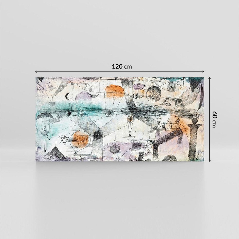 Obraz na płótnie 120x60 - In the realm of air 1917, Paul Klee - Reprodukcja - reprodukcja, obraz na płótnie