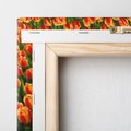 Obraz na płótnie 60x60 - Urok tulipanów piękno kwiatów - tulipany, kwiaty
