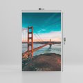 Obraz na płótnie 80x120 - Złoty Gate: majestatyczny most Ameryki - Golden Gate, most