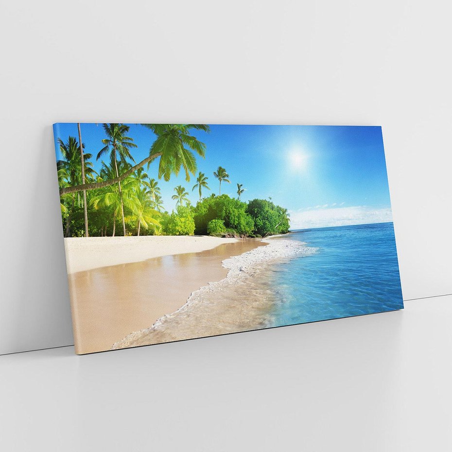 Obraz na płótnie 120x60 - Rajskie plaże Karaibów - Karaiby, plaża