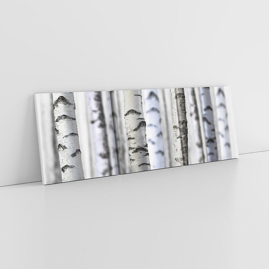 Obraz na płótnie 90x30 - Delikatność brzóz - brzozy, las