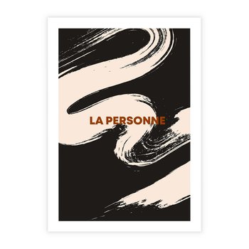 Plakat bez ramy 40x50 - Ciemna Abstrakcja - abstrakcja w ciemnych kolorach, czarny