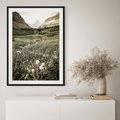 Plakat bez ramy 30x40 - Nostalgiczne Góry - górski krajobraz, łaka w górach