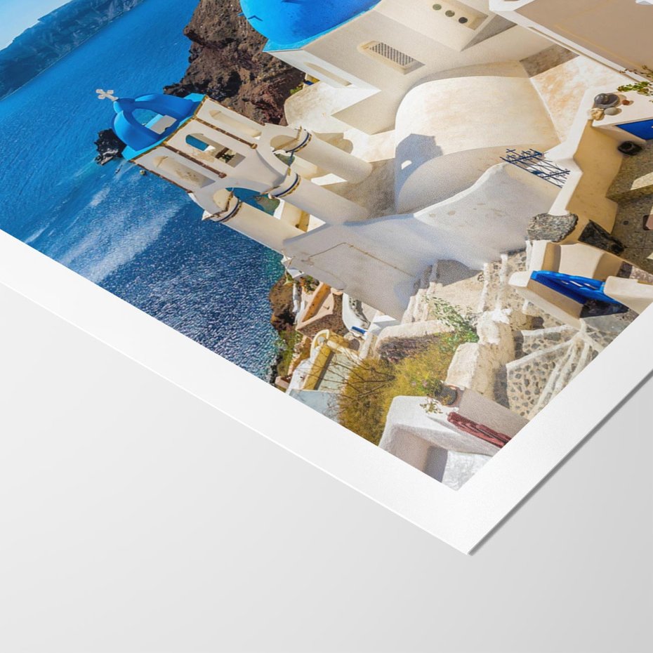 Plakat bez ramy 40x50 - Urokliwy widok na Santorini - Santorini, widok
