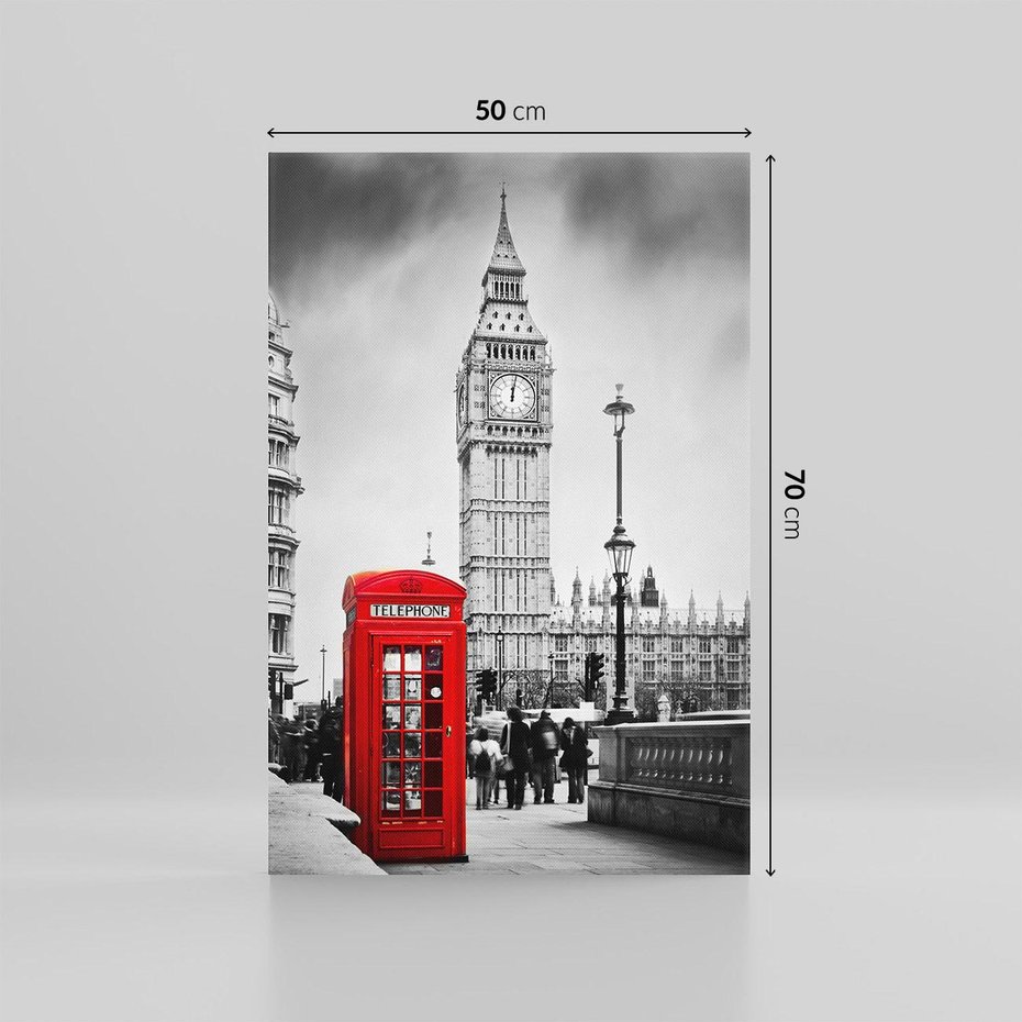 Obraz na płótnie 50x70 - Ikoniczny Big Ben w Londynie - Big Ben, Londyn