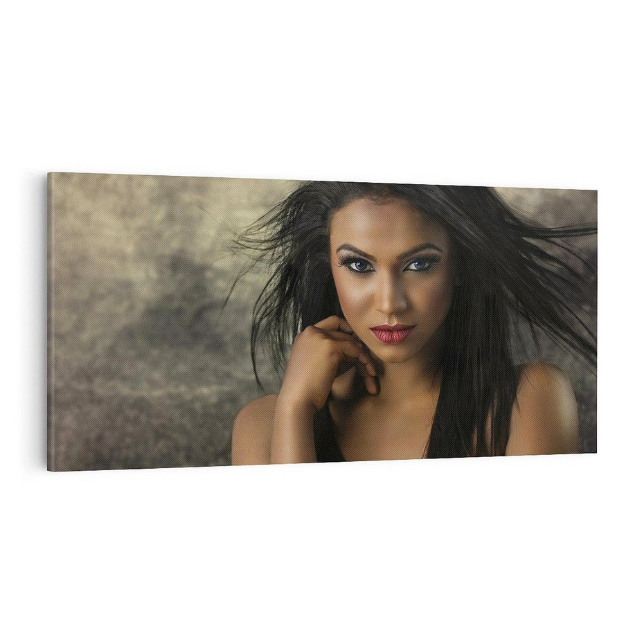 Obraz na płótnie 100x50 - Urok Kobiety - Portret Modelki - kobieta, dziewczyna