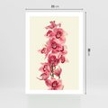 Plakat bez ramy 21x30 - Orchidea w spa - relaks - orchidea, spa