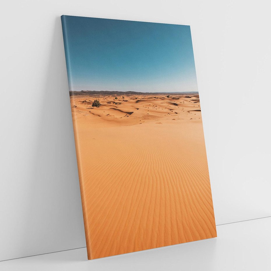 Obraz na płótnie 50x70 - Piasek w Przytulnym Wnętrzu - pustynia, piasek