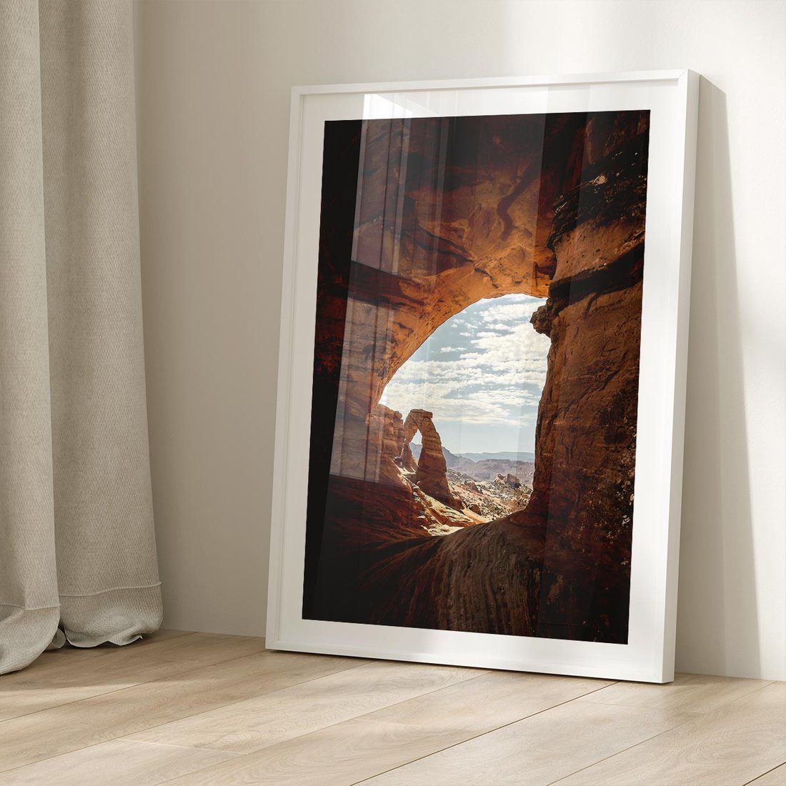 Plakat bez ramy 40x50 - Magia pustynnego kanionu - pustynia, kanion