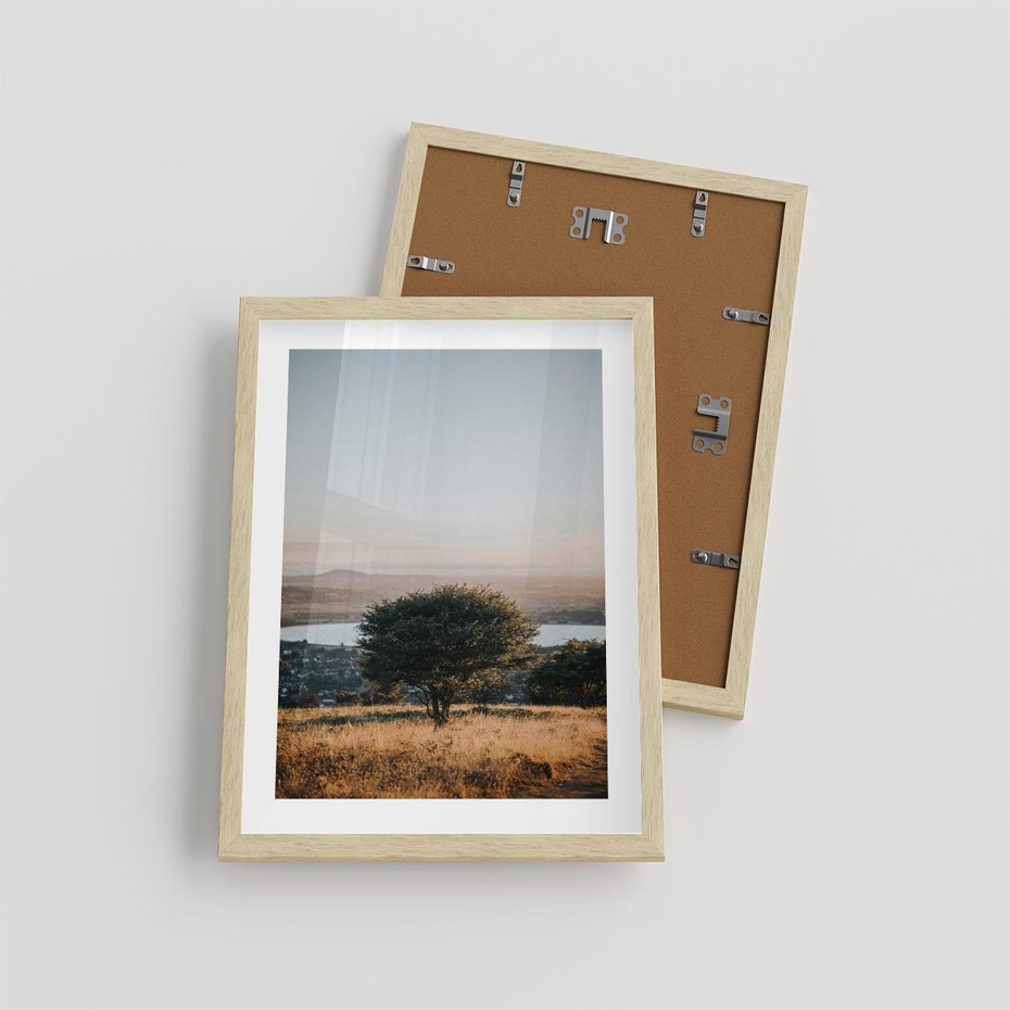 Plakat w ramie 30x40 - Siła Natury - drzewo, pejzaż - rama drewno