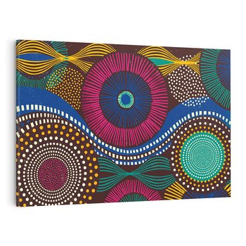 Obraz na płótnie 70x50 - Energia Wzorców - enticzne wzory, kształty