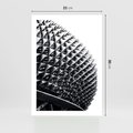 Plakat bez ramy 21x30 - Nowoczesność w Czerni i Bieli: Architektoniczna Piękność - nowoczesna architektura, black and white