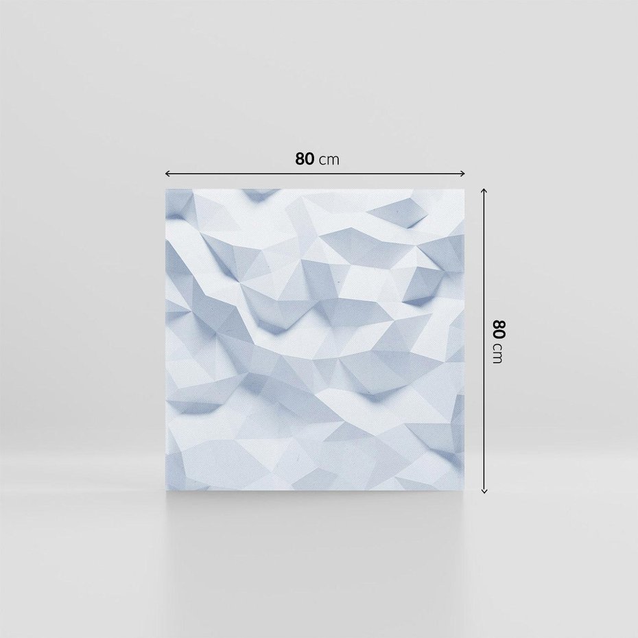 Obraz na płótnie 80x80 - Trójwymiarowa geometria - geometria, 3d