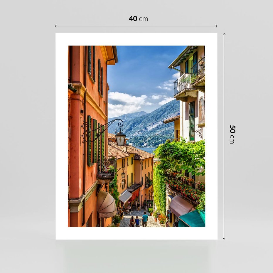 Plakat bez ramy 40x50 - Tropienie Nieskończoności - uliczka, perspektywa