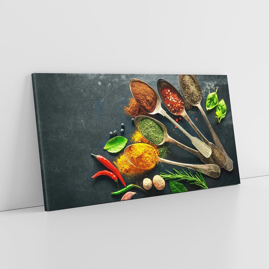 Obraz na płótnie 120x60 - Smak Orientu - przyprawy, azja