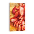 Obraz na płótnie 70x100 - Truskawki - Smak Lata w Owocowym Ogrodzie - truskawki, owoce