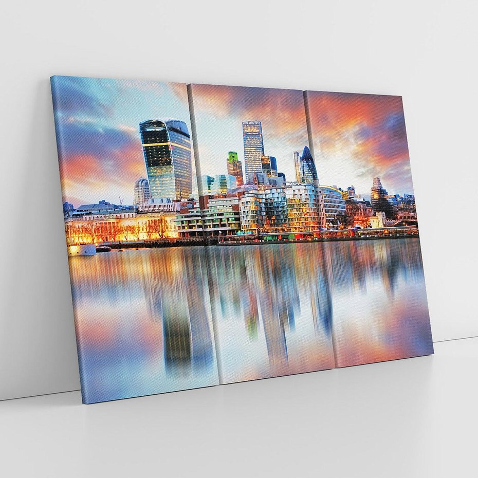 Obraz na płótnie 120x80 - Magiczne Miasto - Londyn, UK