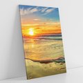 Obraz na płótnie 70x100 - Magia Chwil - zachód słońca,