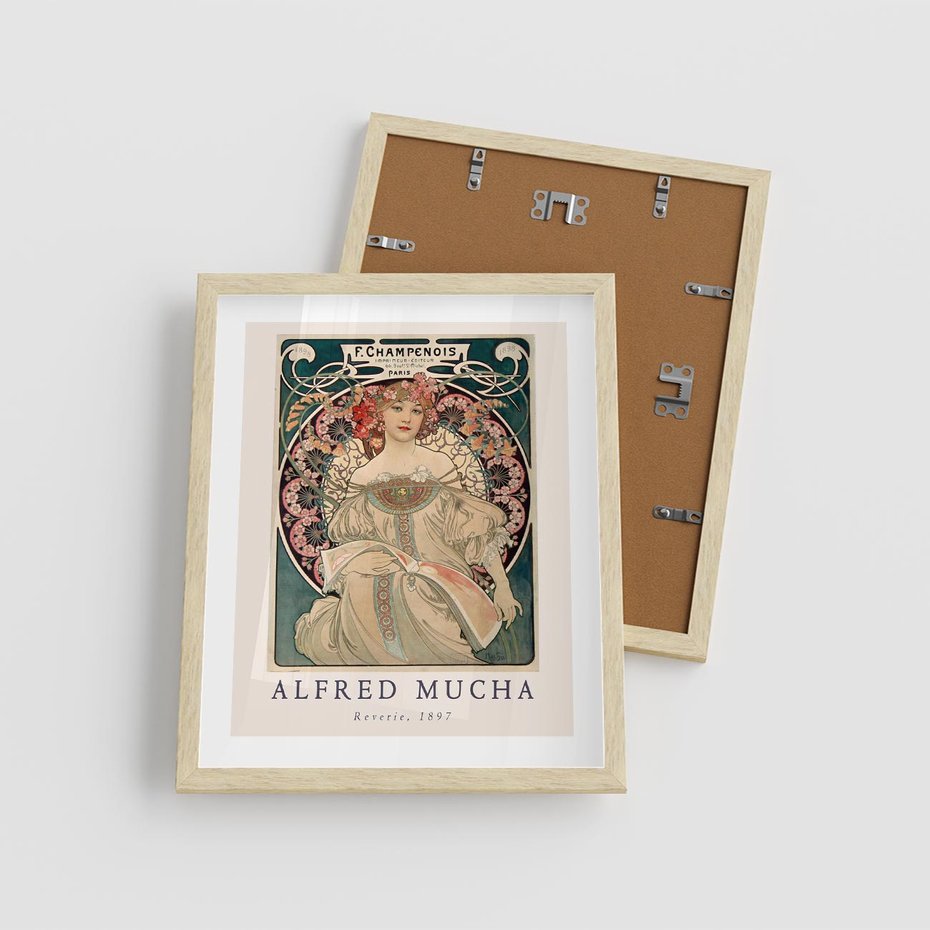Plakat w ramie 40x50 - Piękno Art Nouveau - plakat, obraz - rama drewno