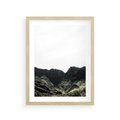 Plakat w ramie 30x40 - Górska Potęga - górski krajobraz, góry - rama drewno