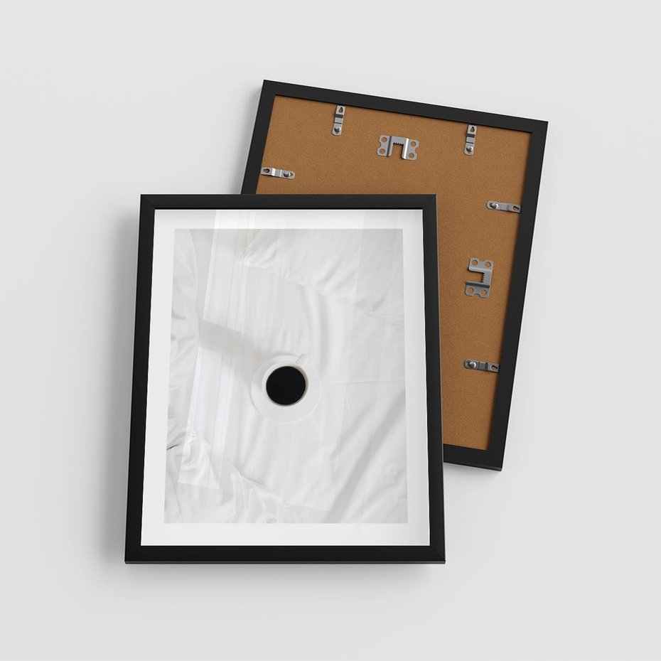 Plakat w ramie 40x50 - Prostota Rytuału - fotografia, minimalizm - rama czarna