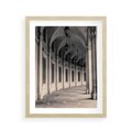 Plakat w ramie 40x50 - Kolumny Elegancji - architektura, kolumny - rama drewno