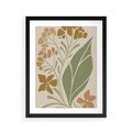 Plakat w ramie 40x50 - Subtelność Utajona - nowoczesny plakat, roślinność - rama czarna