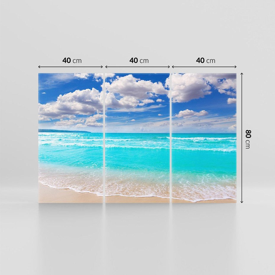 Obraz na płótnie 120x80 - Oaza na Morzu - Majorka, morze