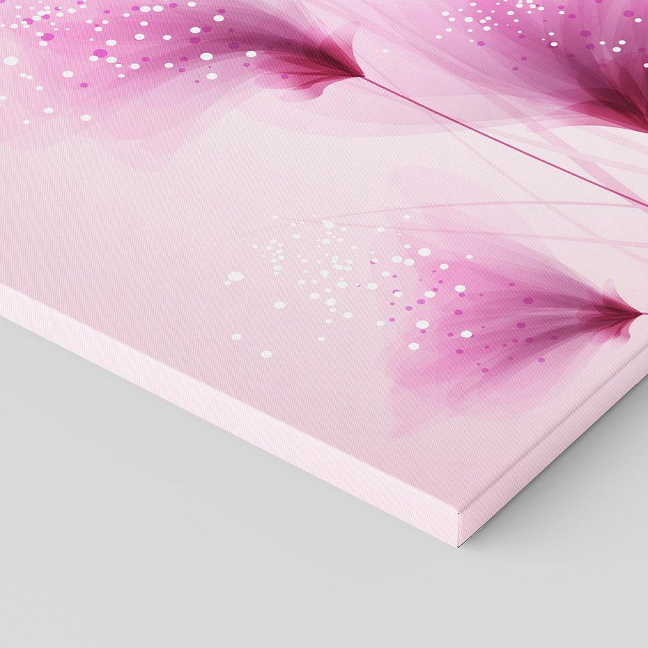 Obraz na płótnie 120x80 - Akwarelowe Kwiaty w Pastelach - kwiaty, akwarelowe