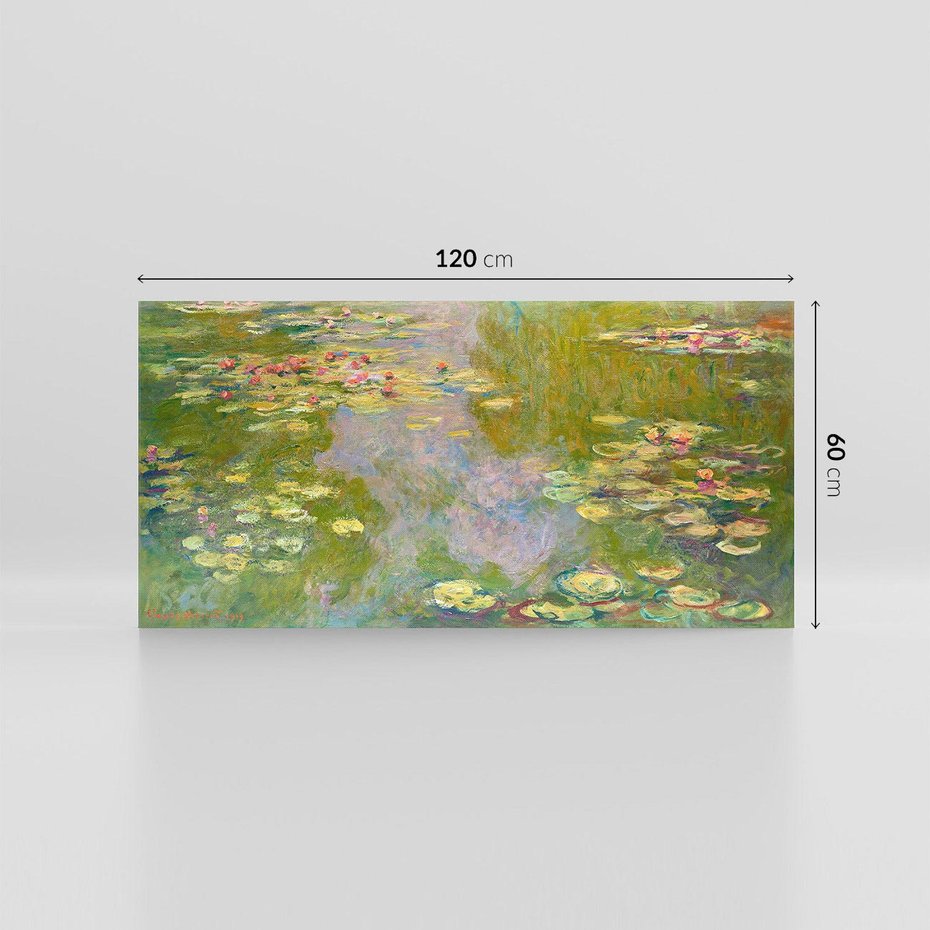 Obraz na płótnie 120x60 - "Lilie wodne" (1919), Claude Monet - Reprodukcja - reprodukcja, obraz na płótnie