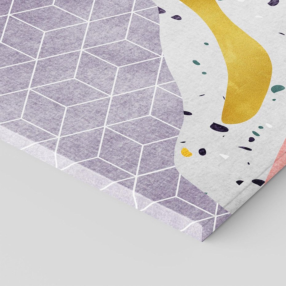 Obraz na płótnie 70x50 - Eklektyczny Mix - kolaż, pastelowe abstrakcyjne plamy