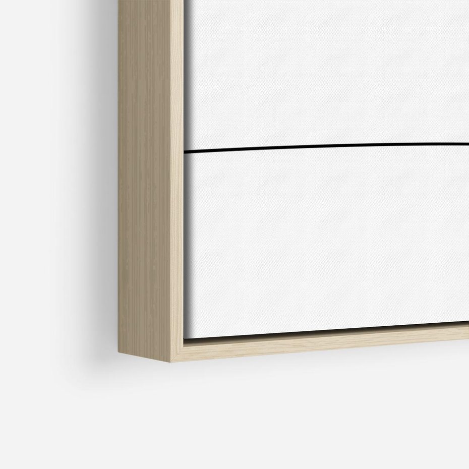 Obraz w ramie 100x70 - Linie Wewnętrznej Refleksji - line art, szkic - rama drewno