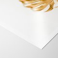 Plakat bez ramy 21x30 - Przyjemność dla Oczu - złote, liście