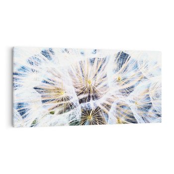 Obraz na płótnie 100x50 - marzenia w locie - dmuchawce, dmuchawiec