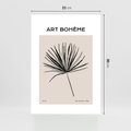 Plakat bez ramy 21x30 - Rozkwitające Boho Kształty - boho sztuka, plakat